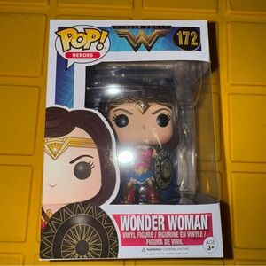 Funko Pop! Wonder Woman Figure with Black and Gold Accents